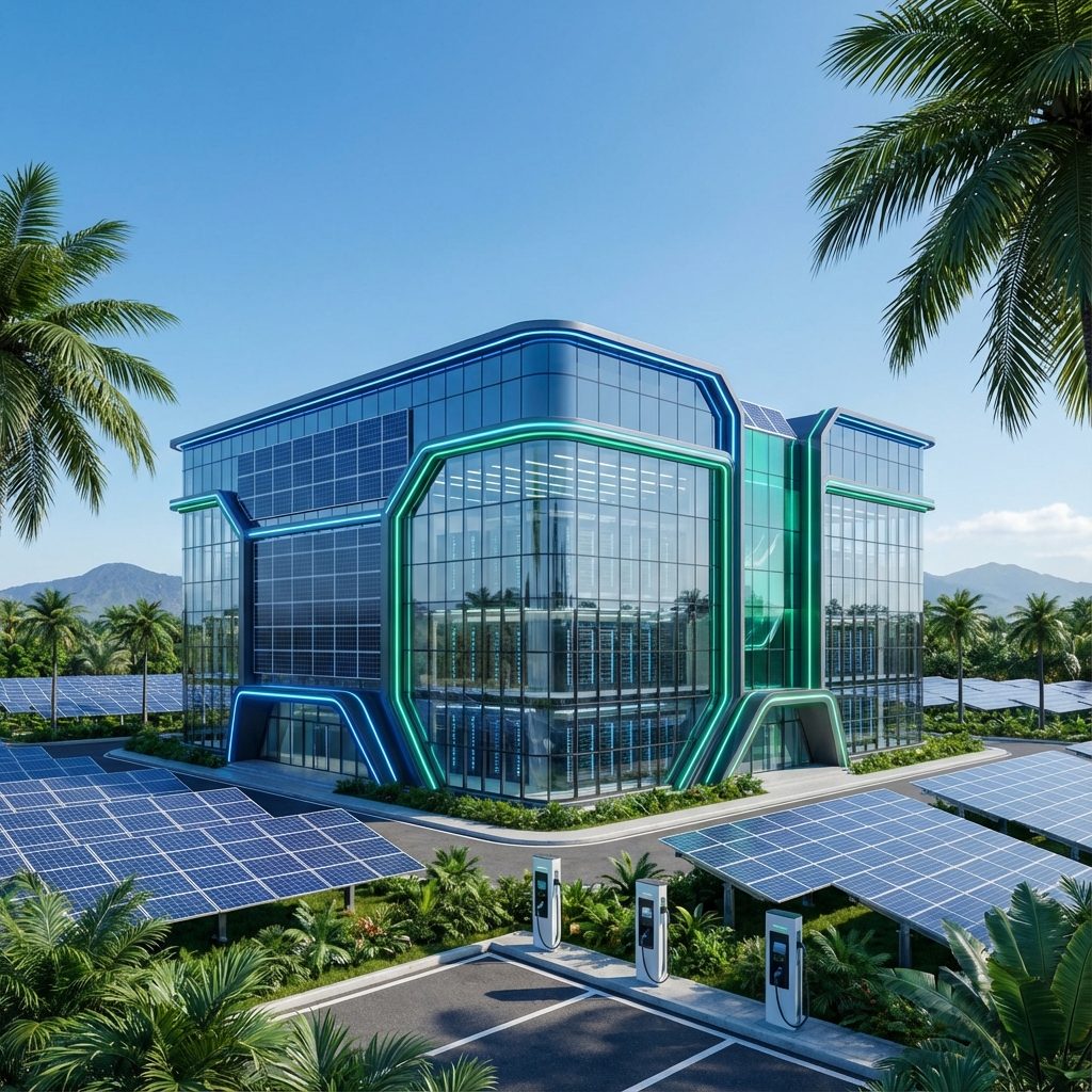 IDC + Server Financing + Computing Hosting + Solar Power Integration